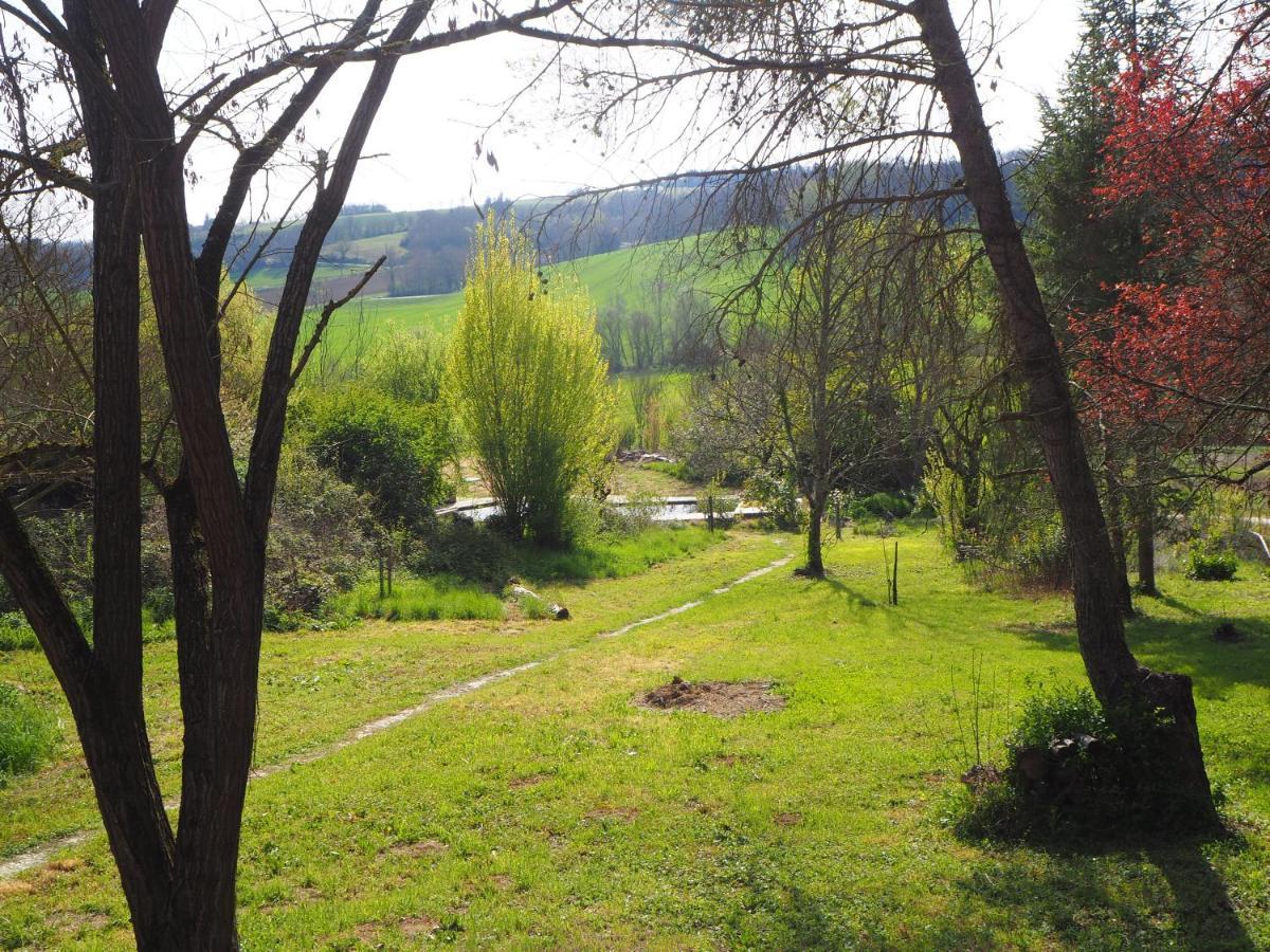 Gite Les Cabanes De Fallot Pour 15 Personnes - Piscine Naturelle L'isle-Bouzon ภายนอก รูปภาพ